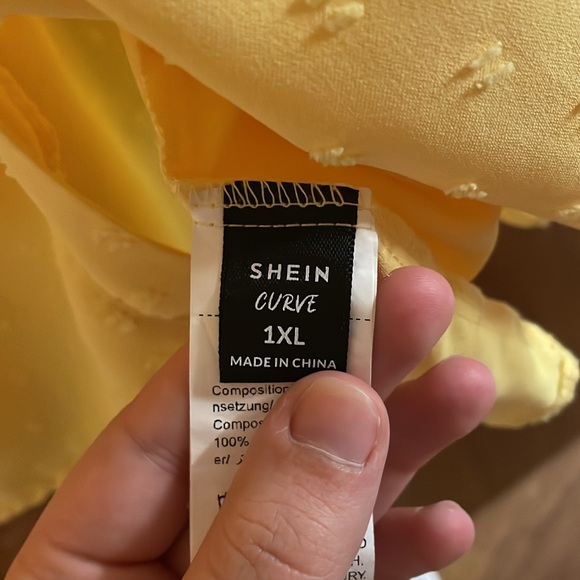 Yellow Button Down Dress - Picture 3 of 4